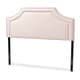 preview thumbnail 1 of 5, Copper Grove Popasna Contemporary Velvet Headboard Pink - Queen