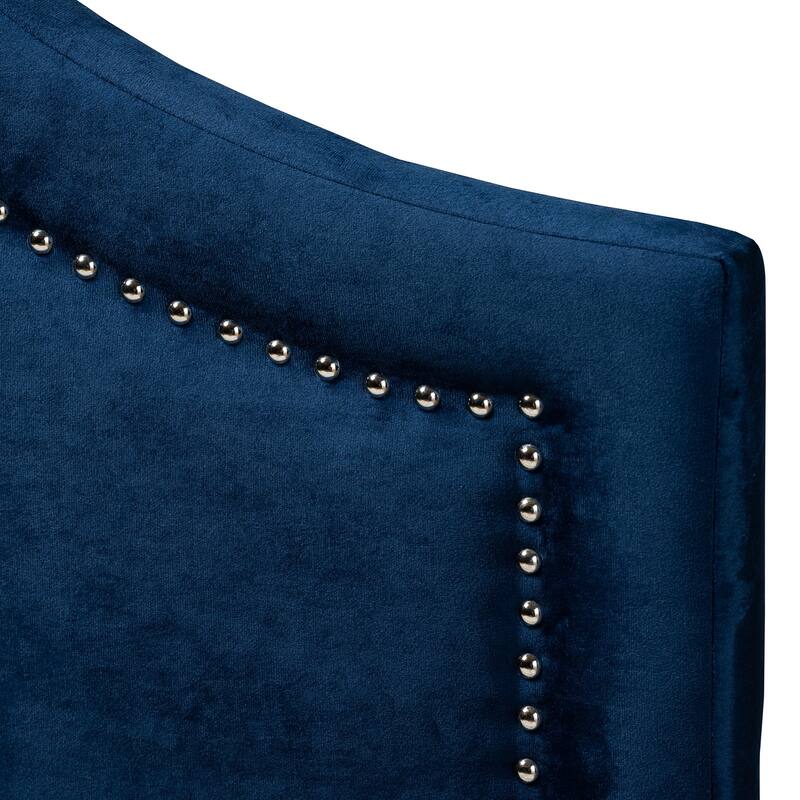 Contemporary Velvet Fabric Headboard