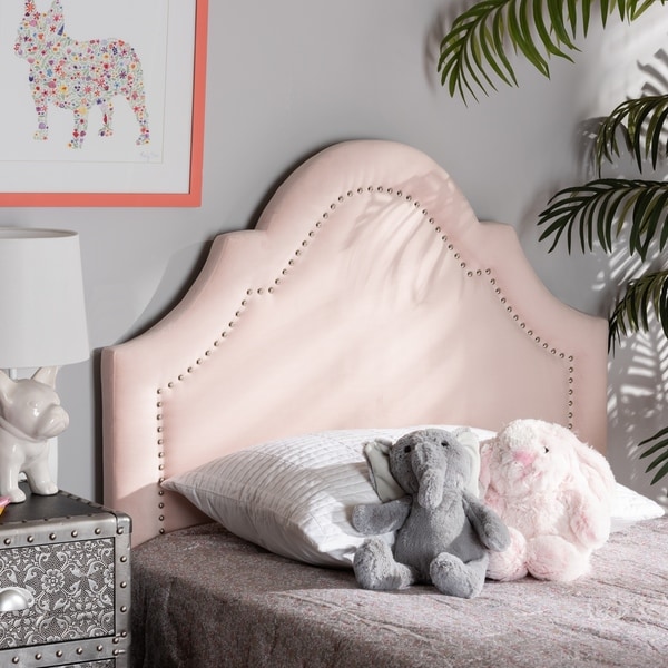 Baxton Studio Velvet Fabric Headboard