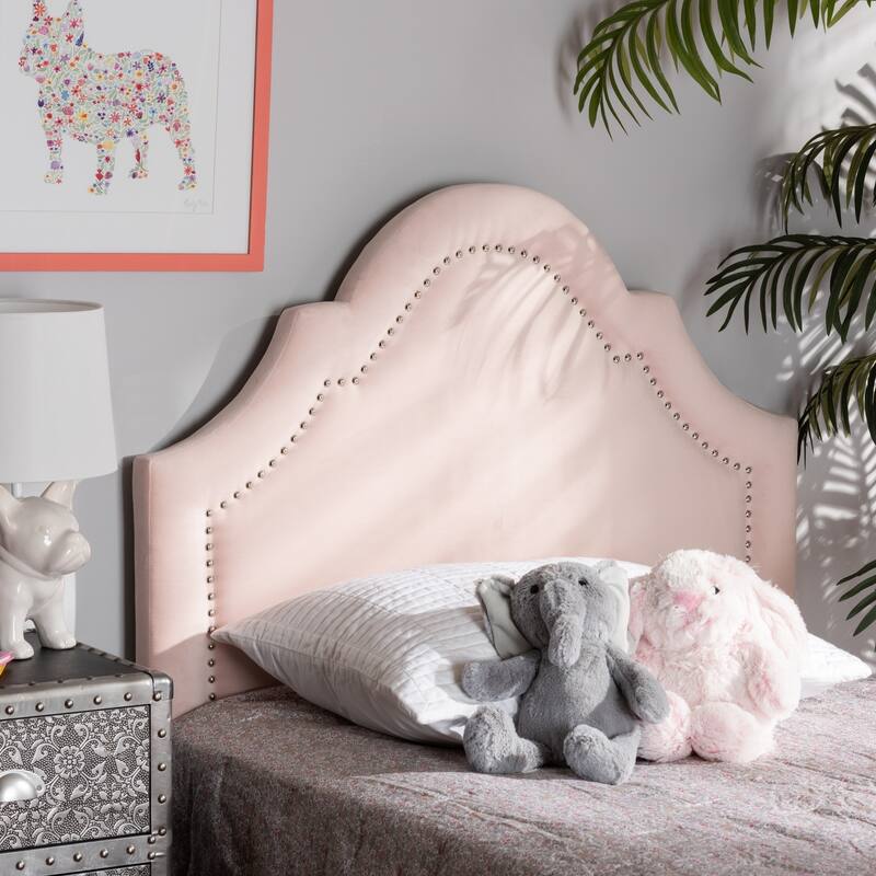 Contemporary Velvet Fabric Headboard