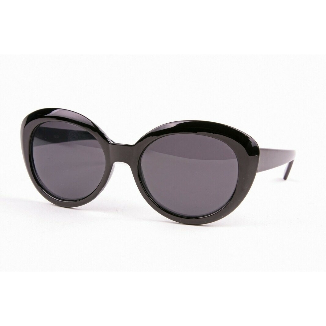cat eye circle sunglasses