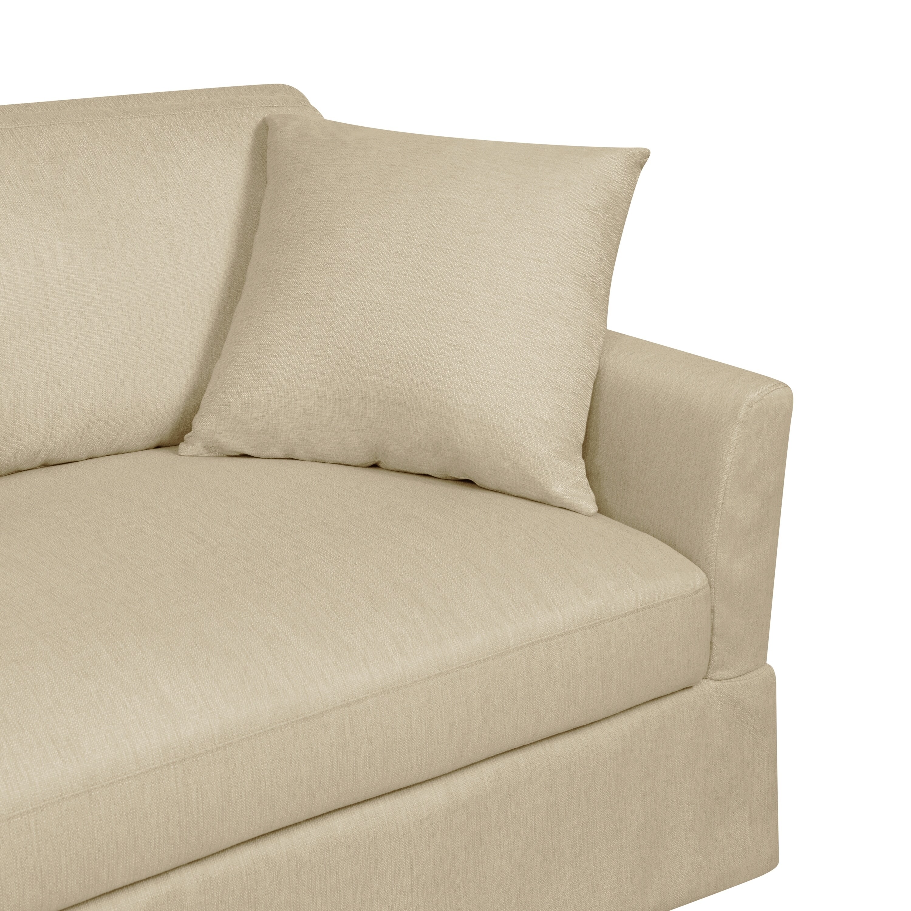 Handy Living Sandy Skirted Sofa