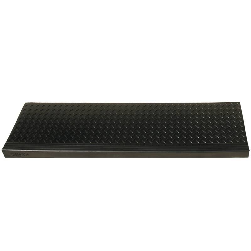 Rubber-Cal "Diamond-Plate Commercial" Step Mats - 2 Sizes