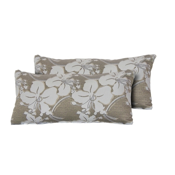 South Beach Outdoor Throw Pillows Rectangle Set of 2