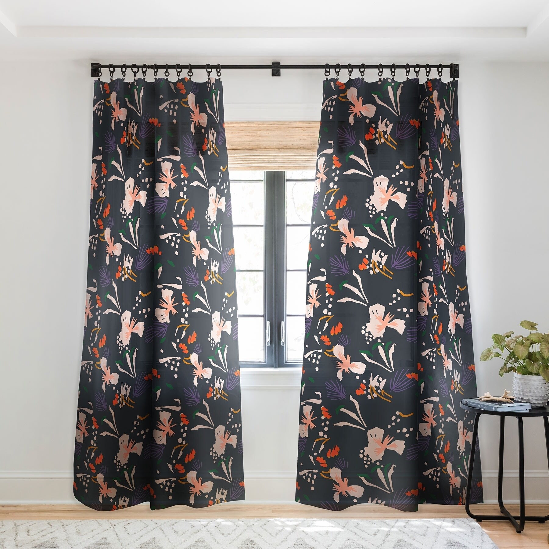 Shop Holli Zollinger Pattern Seville Garden Black Single Panel