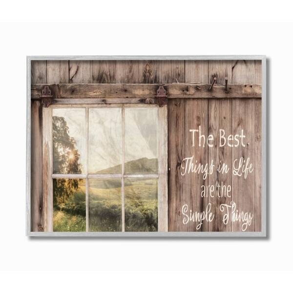 Shop The Stupell Home Decor Simple Things Rustic Barn Window
