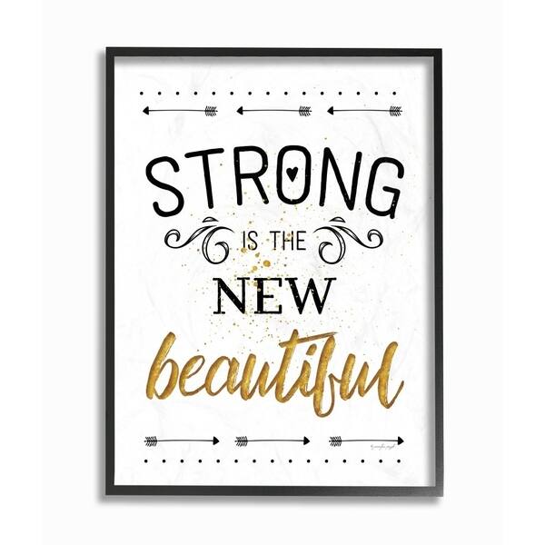 Shop The Stupell Home Decor Strong Is The New Beautiful Black