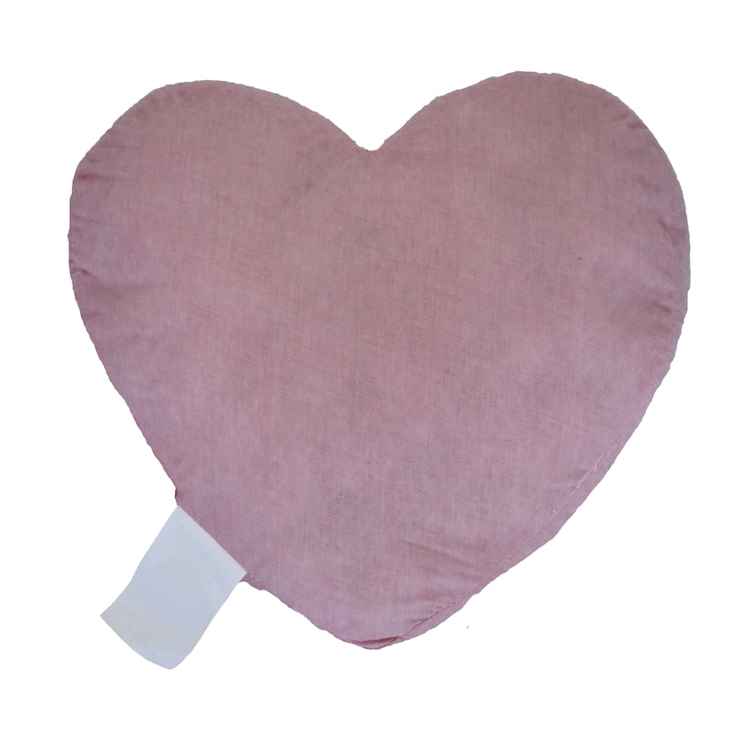 Love Heart Accent Pillow in Pink
