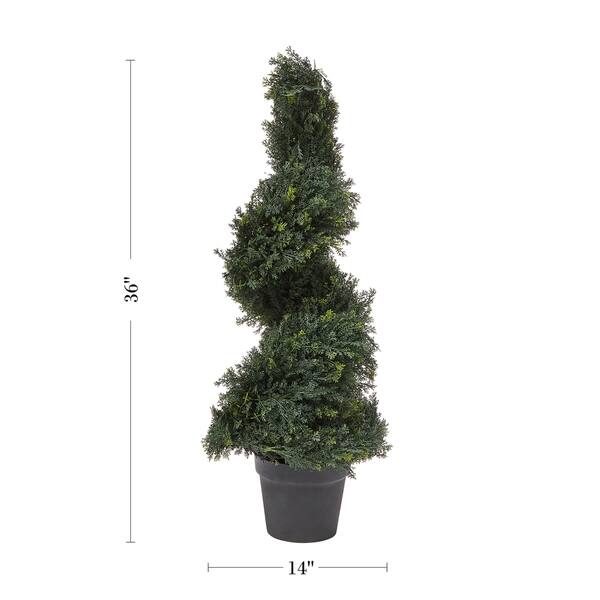 Shop Pure Garden 3 Foot Tall Indoor Outdoor Potted Artificial