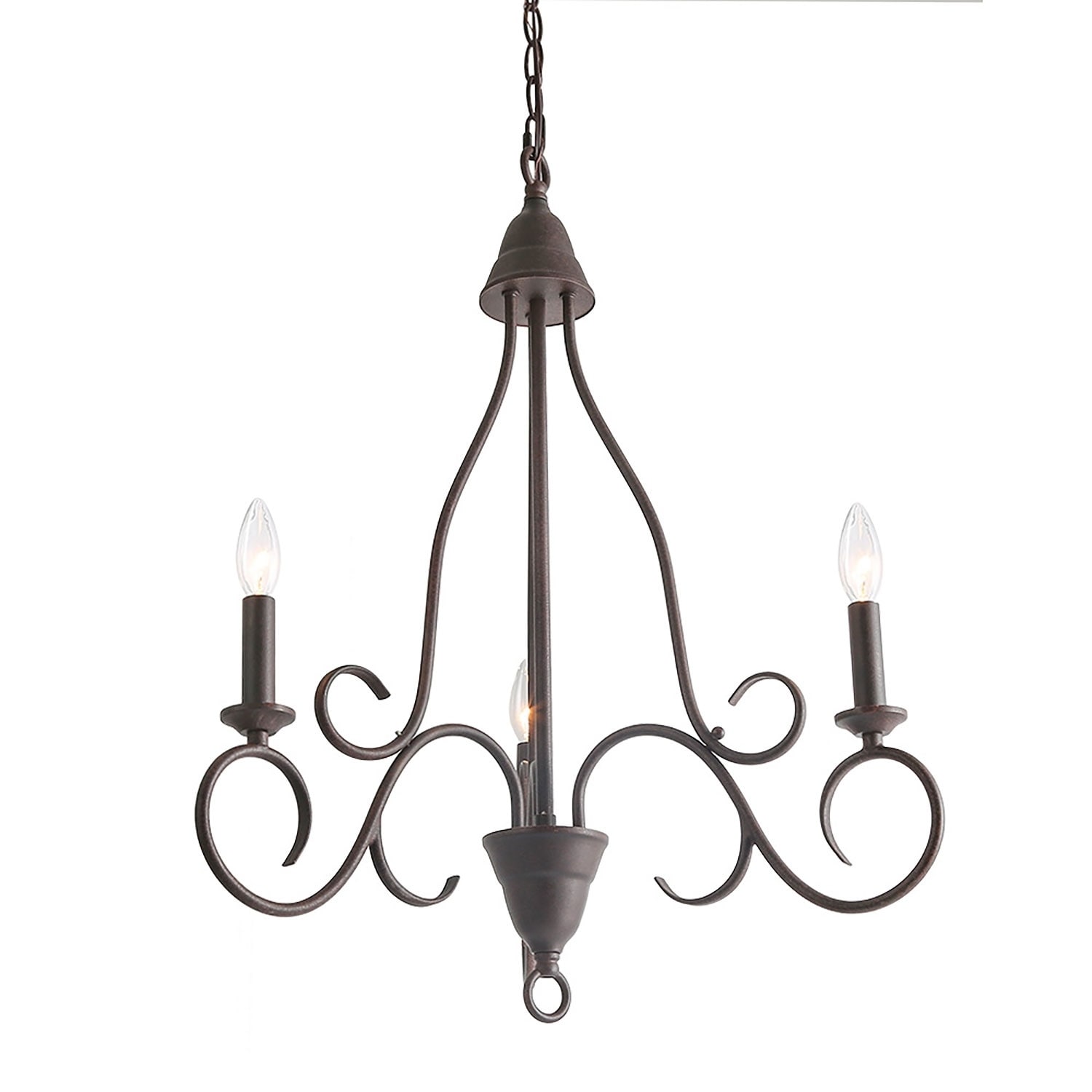 3-Light Chandeliers Traditional Candle Chandelier Lighting - Chandeliers For Bedrooms by Overstock.com