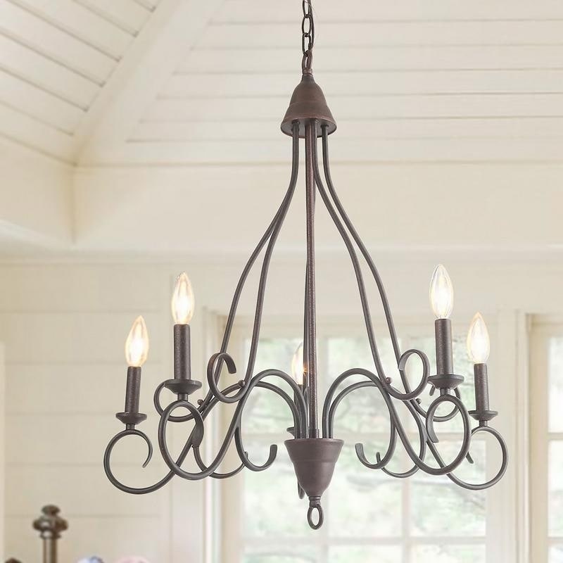 5-Light Candle Traditional Chandelier Lighting - Chandeliers For Bedrooms by Overstock.com
