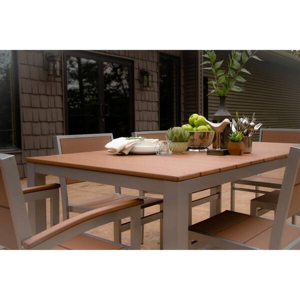Shop Wyndtree Aluminum Outdoor Dining Set Made In Usa Free