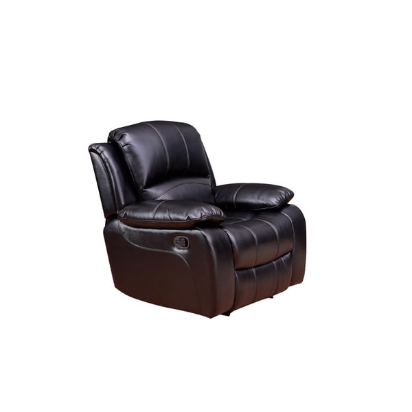 leather rocker glider