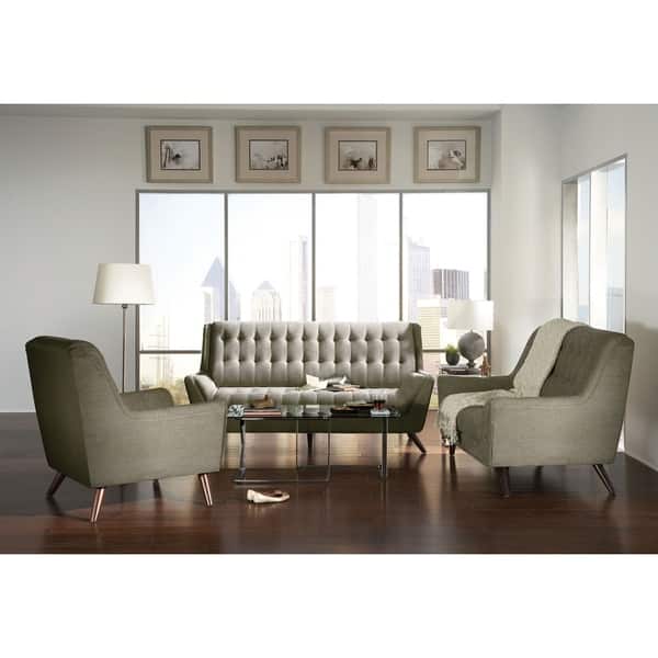 North Beach Mid Century Modern 3 Piece Living Room Set North Beach Mid Century Modern 3 Piece Living Room Set
