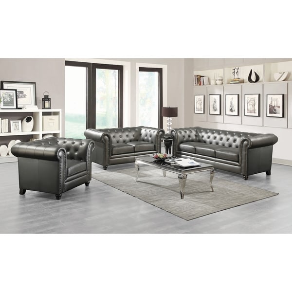 Andreas Traditional 3-piece Living Room Set