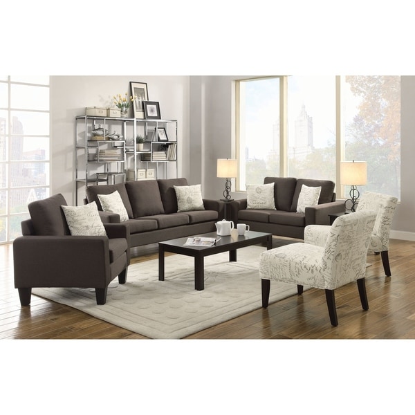 Montego Grey 2-piece Living Room Set