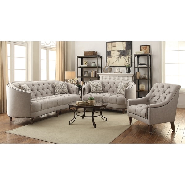 Sordahl Beige 2-piece Fabric Living Room Set