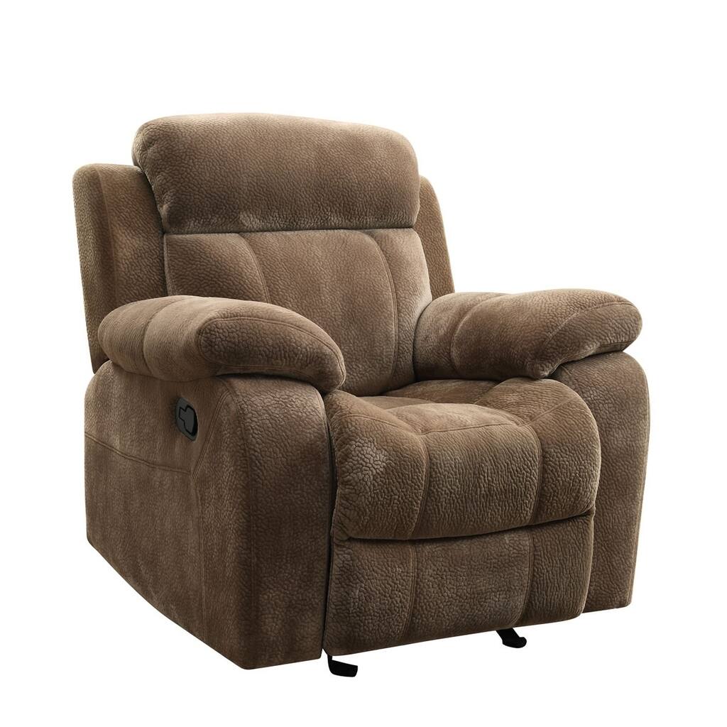Torvin Torvin Casual Brown Velvet Recliner - Overstock - 27746593