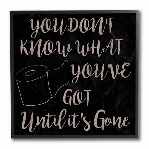 Shop The Stupell Home Decor Black And Tan Script Until Its Gone