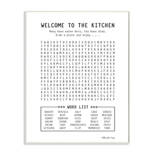 Stupell Black And White Kitchen Crossword Puzzle Sign 10 X 15 Proudly   The Stupell Home Decor Black And White Kitchen Crossword Puzzle Sign 10 X 15 Proudly Made In USA 10 X 15 Ace57fb2 13b4 4b4a Bc22 4998d943761d 320 