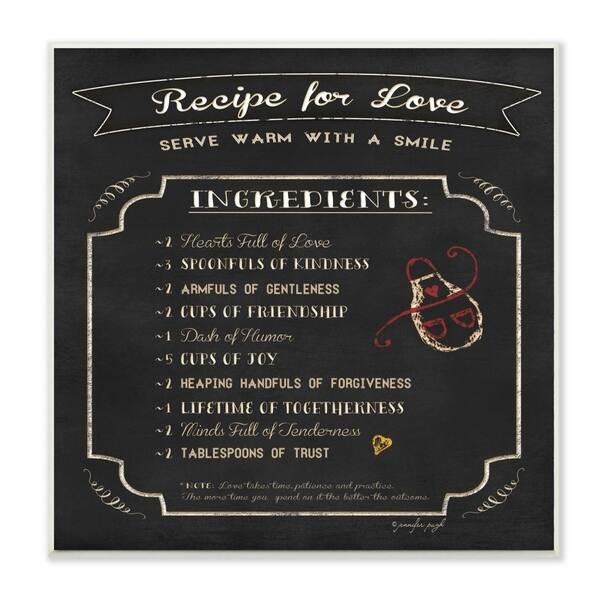 Shop The Stupell Home Decor Black And White Chalkboard Look Recipe