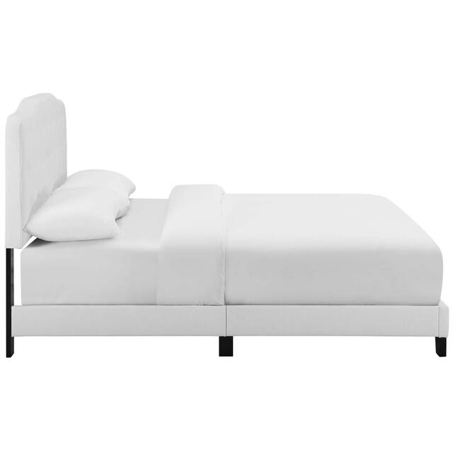 Amelia Twin Upholstered Fabric Bed