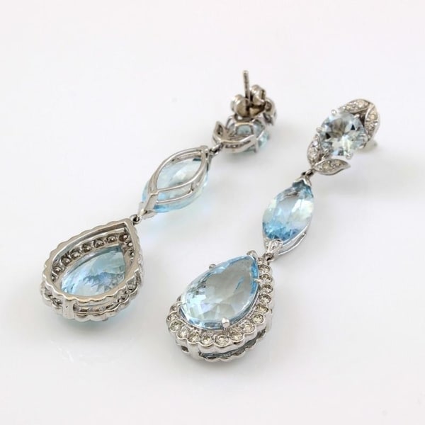 bvlgari aquamarine earrings