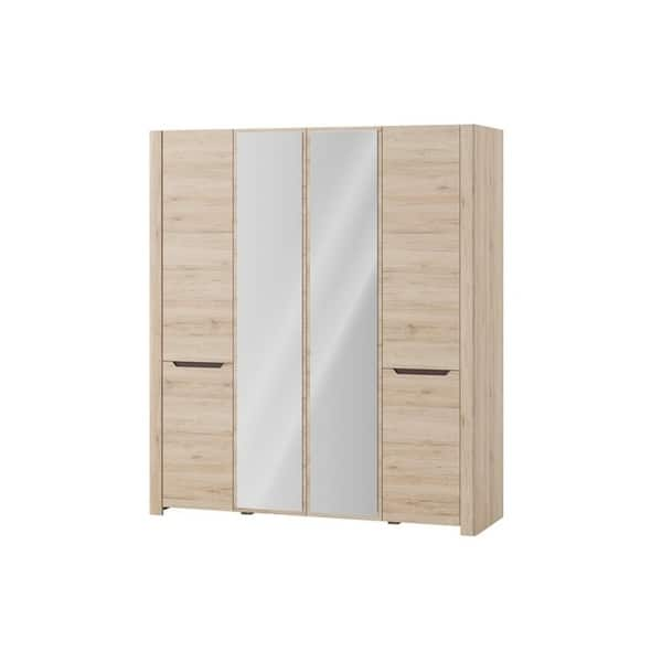 Shop Joe Wardrobe With Mirror Free Shipping Today Overstock