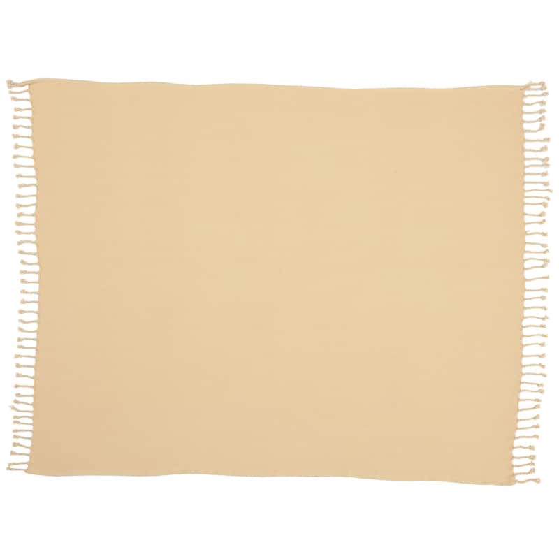 Mina Victory Solid Chevron Throw Blanket