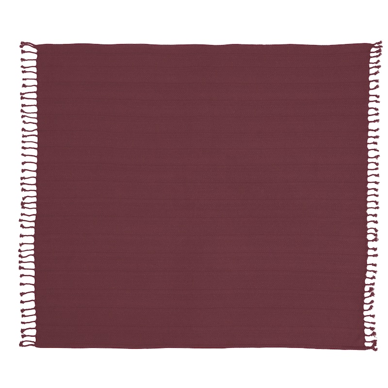 Mina Victory Solid Chevron Throw Blanket