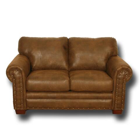 American Furniture Classics Model Buckskin Loveseat