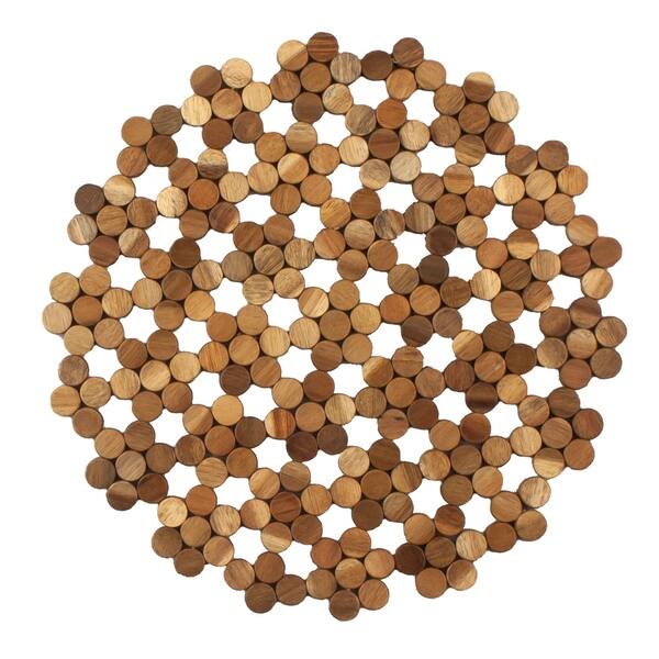 Exotic Wood Carson Rose Placemat Handmade Natural Set Of 2 Overstock