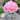 Enova Home Artificial Pink Fake Silk Peony and Hydrangea Mixed Faux Flowers Arrangement with Clear Glass Vase for Home Decor