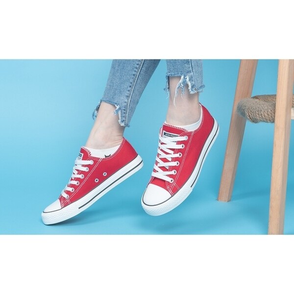 womens canvas shoes lace up sneakers