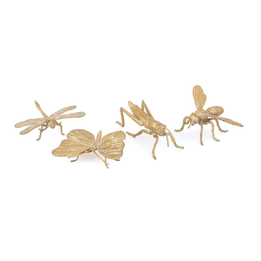 Cast Iron Insects - Set of 4 - Overstock - 27758329
