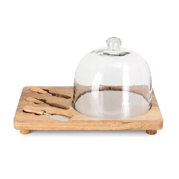 Normandy Cheese Serving Plate with Knife