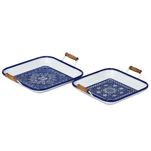 Bernhari Metal Trays - Set of 2