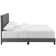preview thumbnail 3 of 13, Copper Grove Hlukhiv Twin Upholstered Velvet Bed