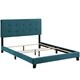 preview thumbnail 12 of 13, Copper Grove Hlukhiv Twin Upholstered Velvet Bed