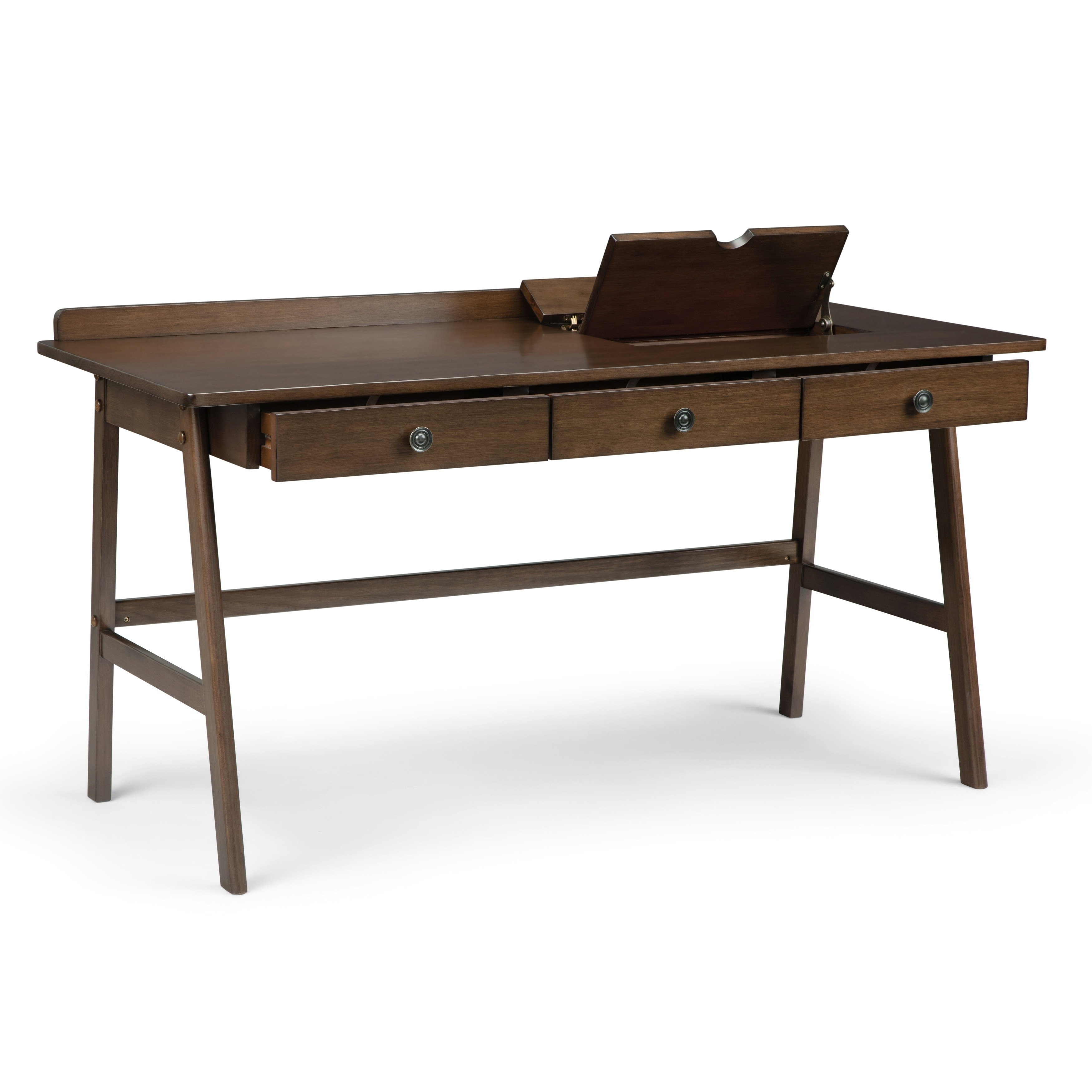 Shop Wyndenhall Lisa Solid Wood Contemporary 60 Inch Wide Desk In