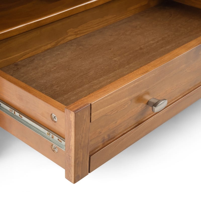 WYNDENHALL Norfolk SOLID WOOD 36 inch Wide Square Transitional Coffee Table - 36 x 36 x 18.5 - 36 x 36 x 18.5