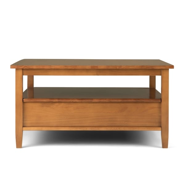 WYNDENHALL Norfolk SOLID WOOD 36 inch Wide Square Transitional