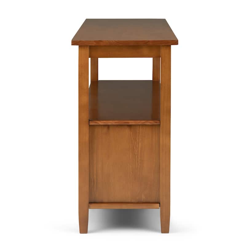 WYNDENHALL Norfolk SOLID WOOD 60 inch Wide Transitional Wide Console Sofa Table - 60 x 16 x 30