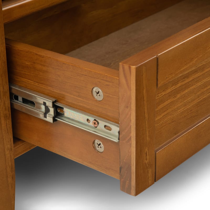 WYNDENHALL Norfolk SOLID WOOD 60 inch Wide Transitional Wide Console Sofa Table - 60 x 16 x 30