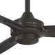preview thumbnail 2 of 4, Minka Aire Rudolph Coal 3 Blade 52 Inch Ceiling Fan
