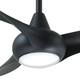 preview thumbnail 2 of 4, Minka Aire Light Wave Coal 3 Blade 52 Inch Ceiling Fan With LED Light