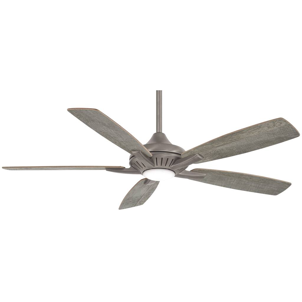 Minka Aire Dyno Burnished Nickel 5 Blade 52 Inch Ceiling Fan With LED