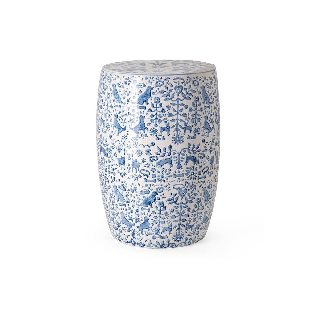 Otomi Handpainted Garden Stool