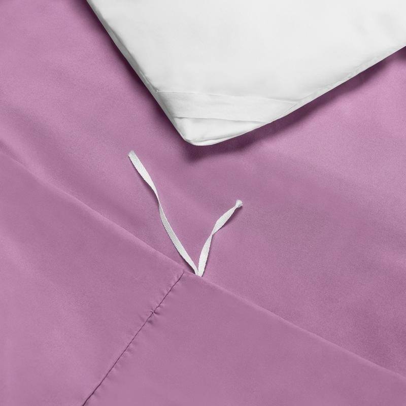Nestl Buttoned Comforter Cover and Pillow Sham Set