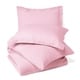 preview thumbnail 44 of 77, Nestl Buttoned Comforter Cover and Pillow Sham Set Twin - Lilac